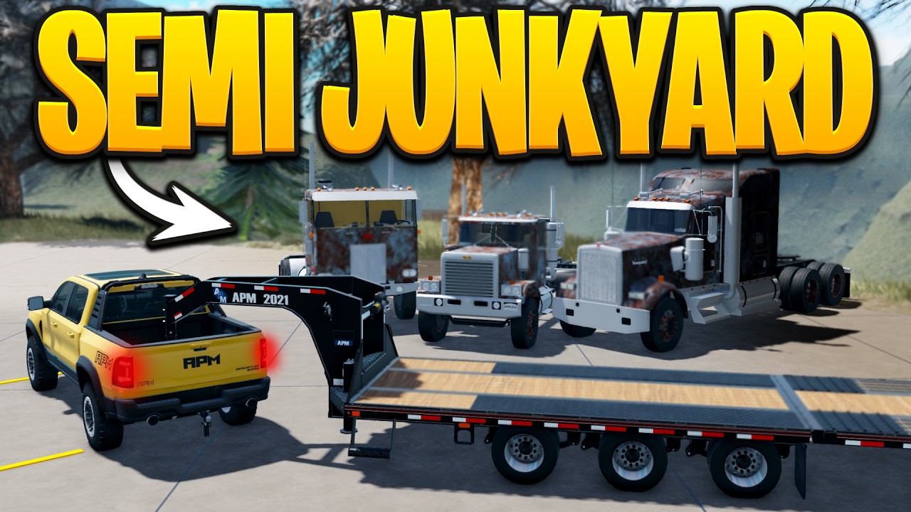 Я нашел свалку грузовиков в APM | Roblox American Plains Mudding