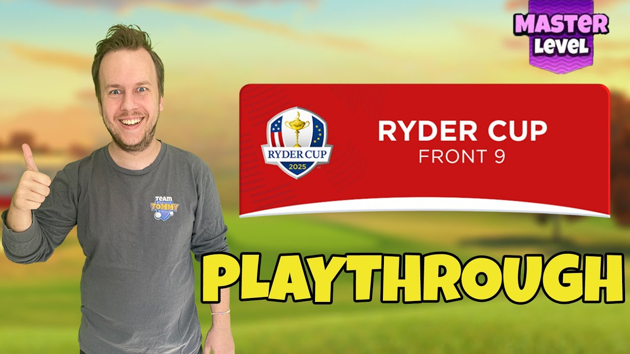 MASTER - Ryder Cup FRONT 9 (Bethpage Black)! *Golf Clash*