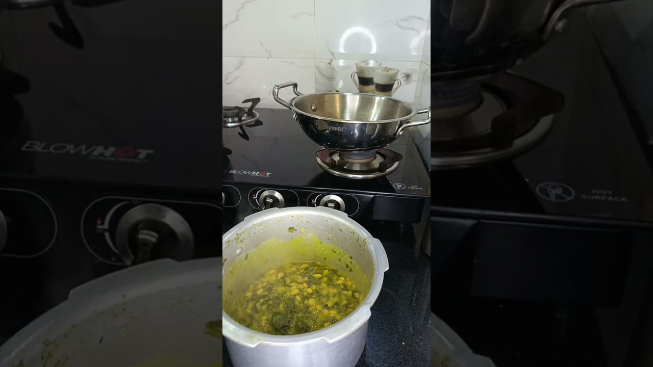 Palak Dal #food #recipe #cooking #viral 