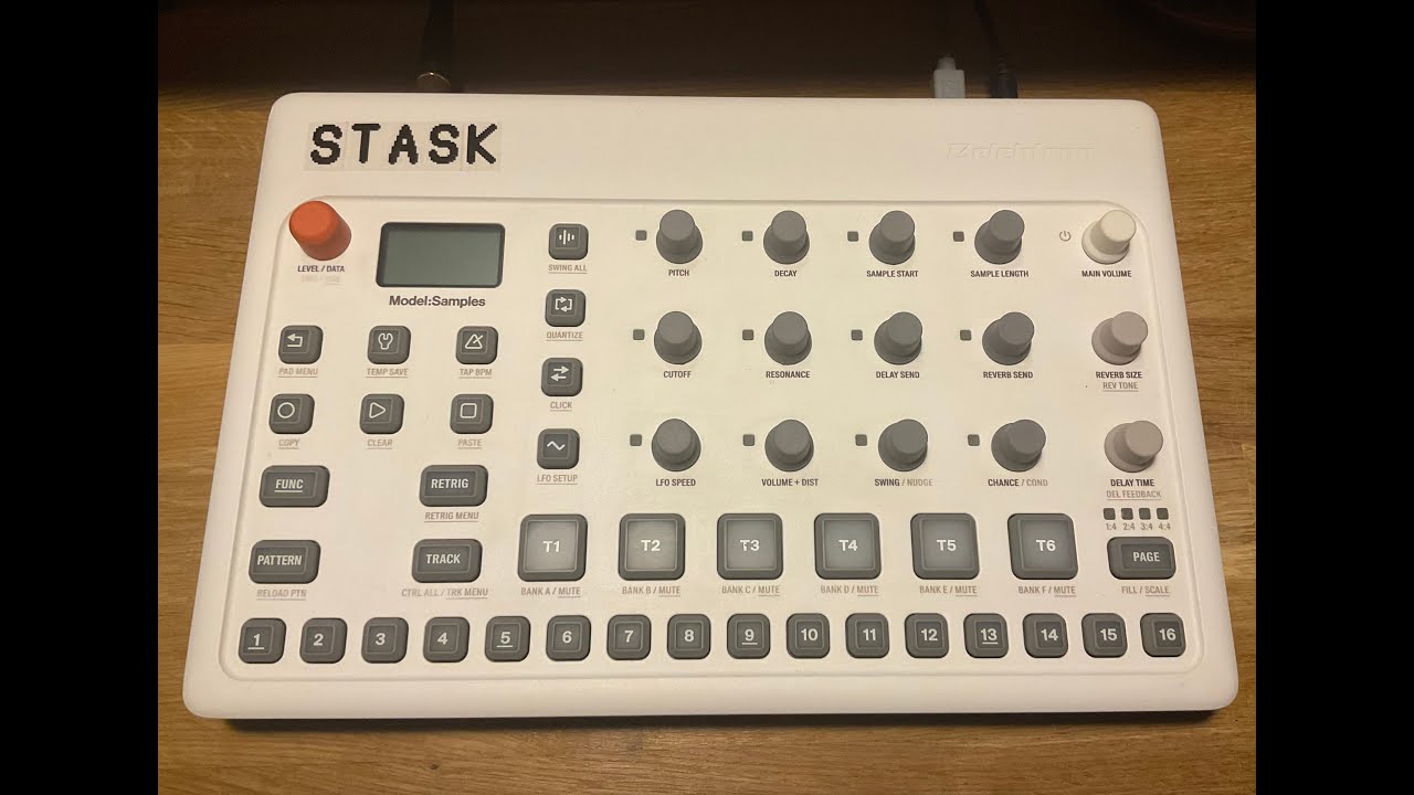 Elektron model samples techno