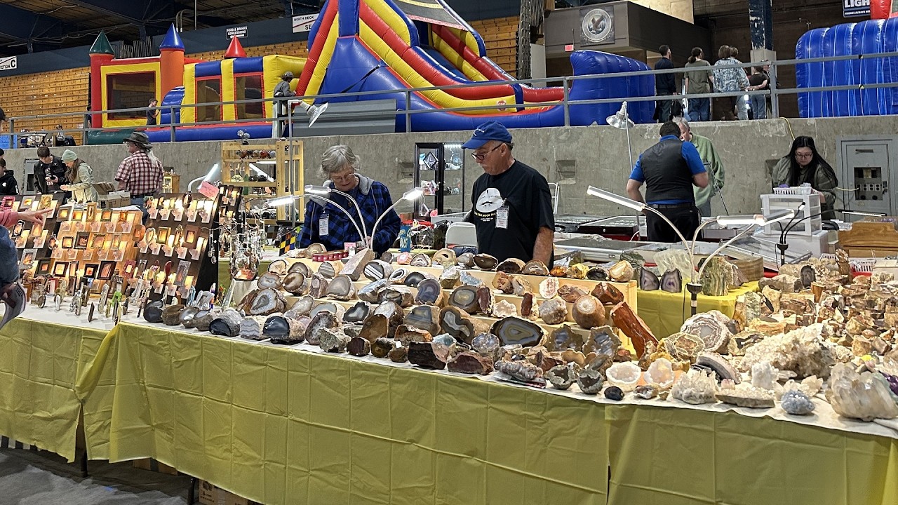 Выставка драгоценных камней и минералов Roxy Ann Gem and Mineral Show возвращается на выставочную...