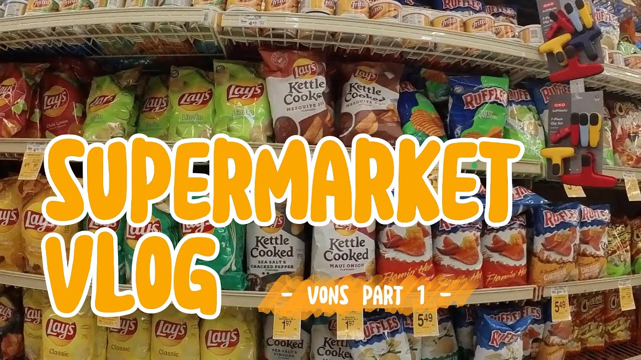 grocery shopping in USA   🛒 | Vons in California part 1 | supermarket vlog | ASMR no talking vlog