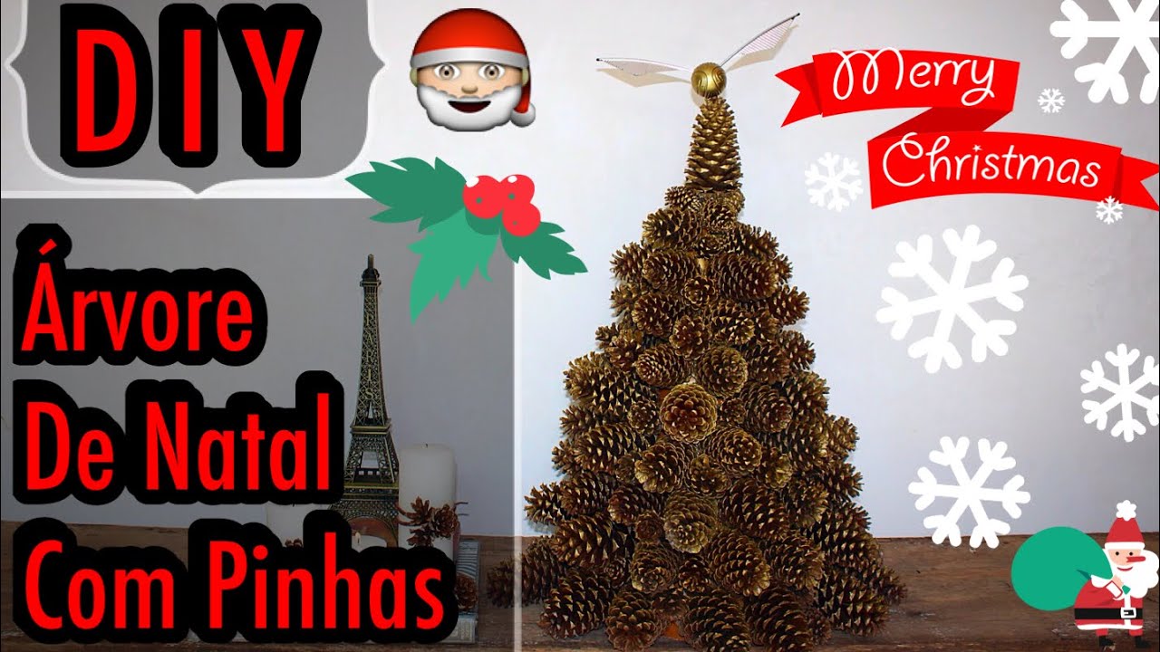 DIY - Árvore de Natal com Pinhas - Eduardo Wizard