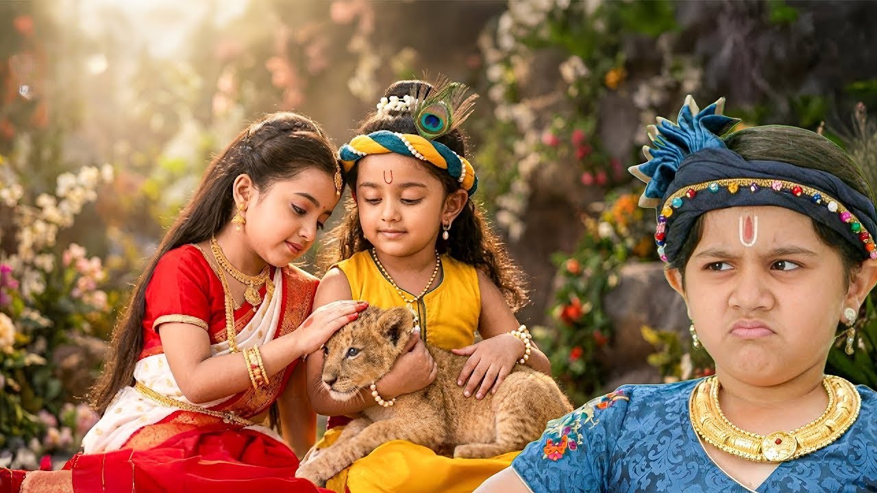 राधा-कृष्ण की नज़दीकियाँ देख बलराम हुए परेशान | Yashomati Maiyaa Ke Nandlala | Shree Krishna Leela
