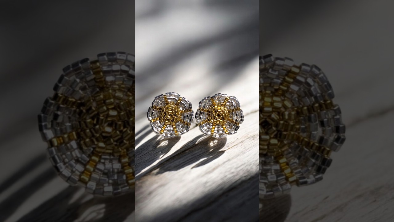 DIY : Boucles d'oreilles 🌼 en perles Miyuki 