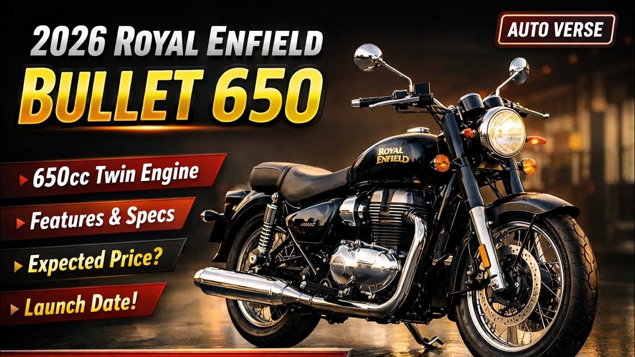 2026 Royal Enfield Bullet 650 – Classic Power Meets Modern Tech 🔥