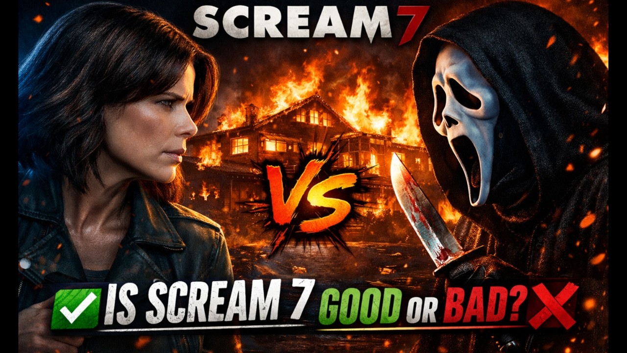 Крик 7 — Обзор со спойлерами (плюсы и минусы) #scream7 #spoilers #matthewlillard #nevecampbell #g...