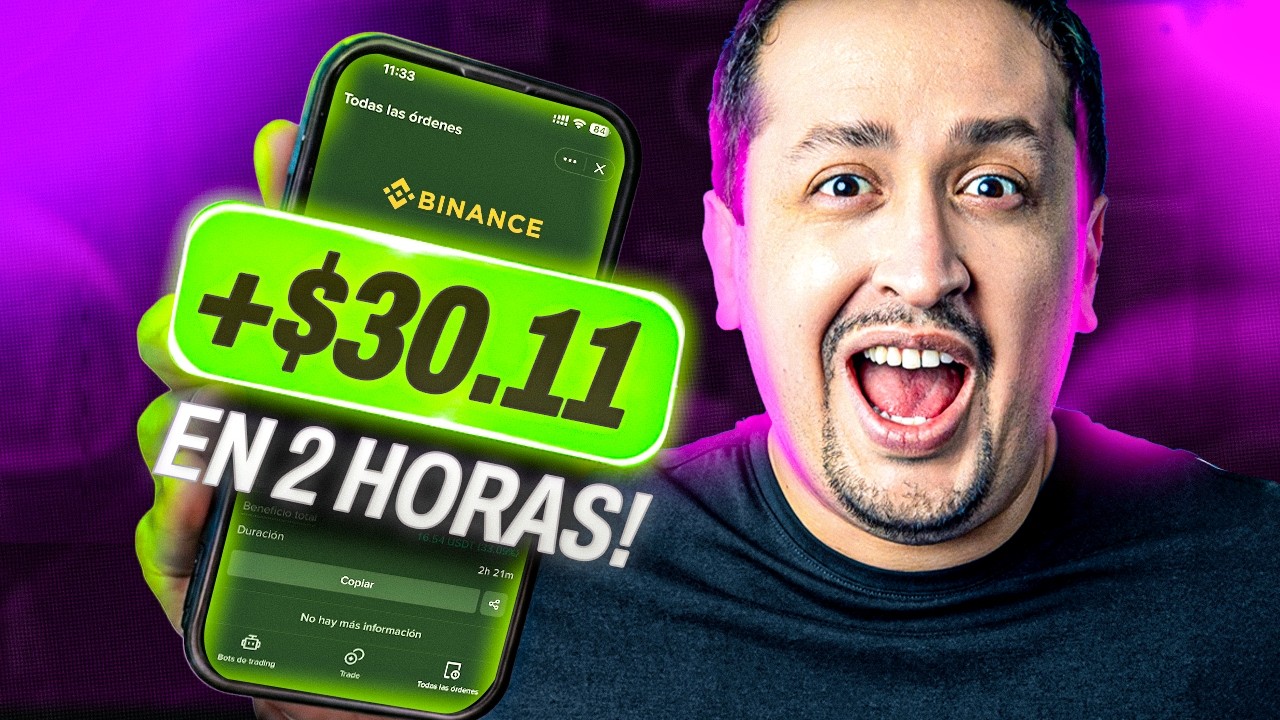🤖 I'll show you how I earned $30 in 2 hours with Binance trading bots (2025).