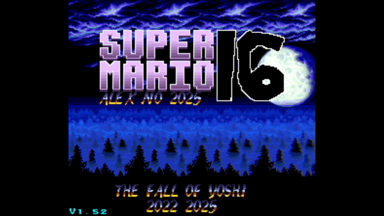 SMW Hack Longplay - Super Mario 16: The Fall of Yoshi