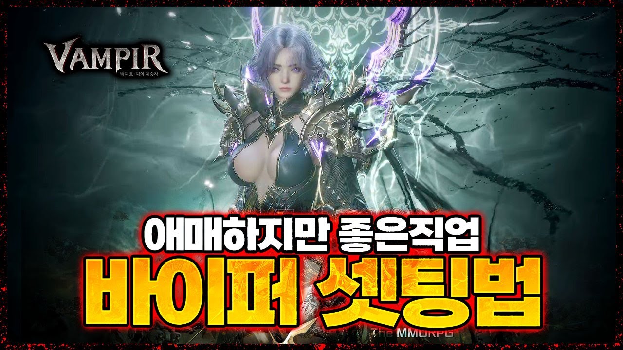 [뱀피르] 바이퍼 셋팅 가이드 / 장비, 스킬순서, 70만 투력 상세 스펙
