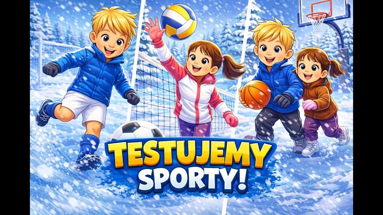 Testujemy różne sporty zimą!(filmy co poniedziałek o 12:34)