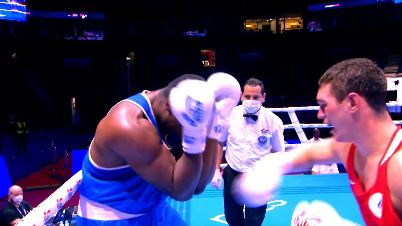 Semifinals (+92kg) PETROVSKII Mark (RBF) vs  PAUL Nigel (TTO) | AIBA WCHs 2021
