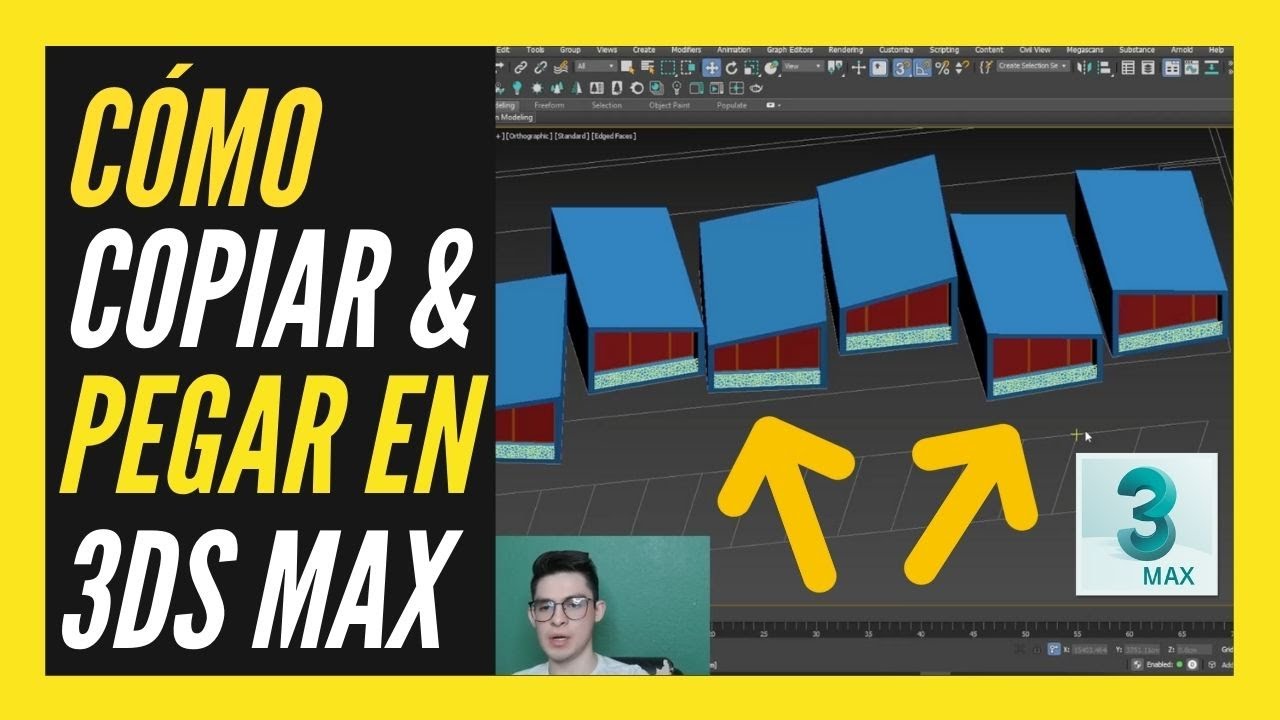 Cómo COPIAR & PEGAR un Objeto en 3ds Max 2022???🖥 | (TUTORIAL Archviz)
