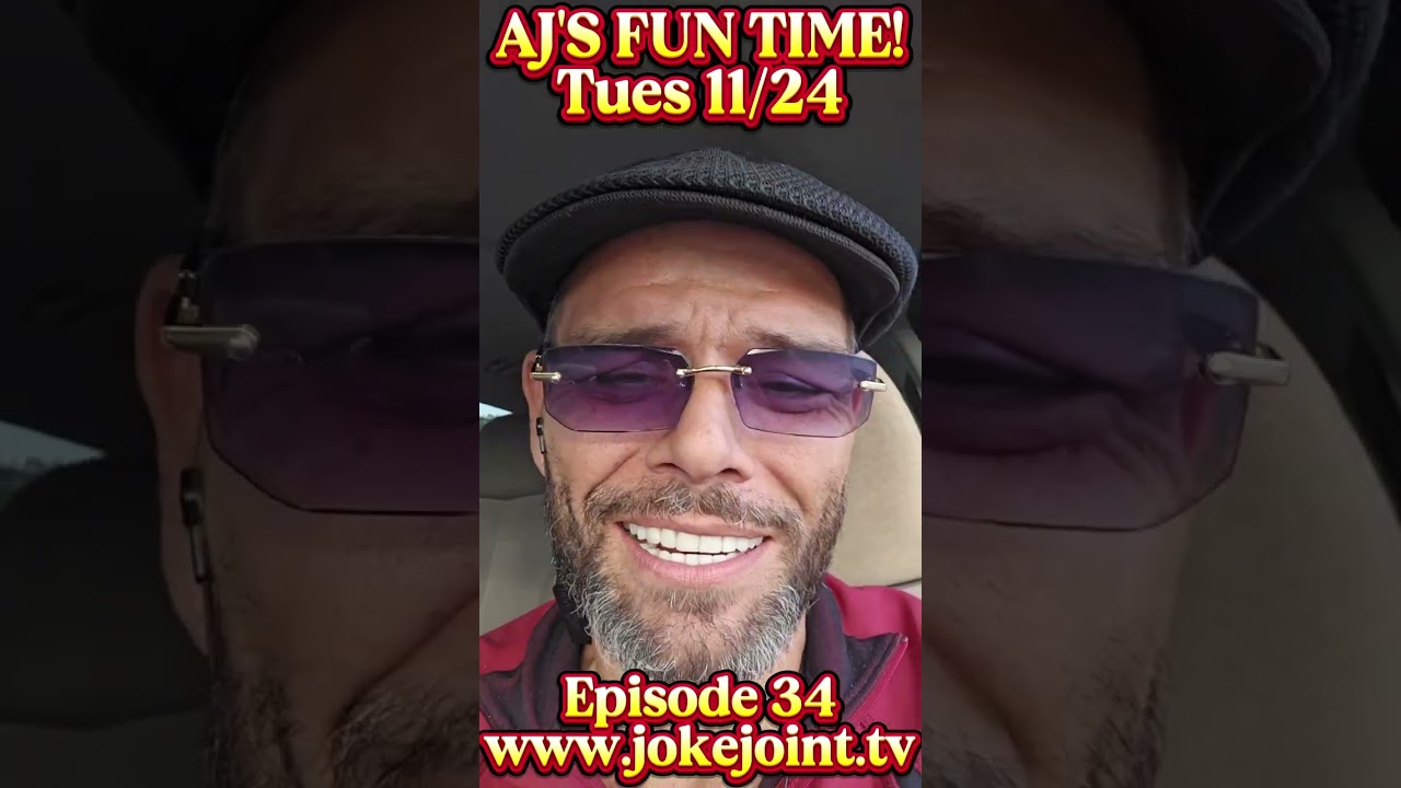 Ep 34 AJ'S FUN TIME w JoAnn Vidal! Another GETTIN' IT DONE DAY! Almost Tgiving & we're gettin ready!