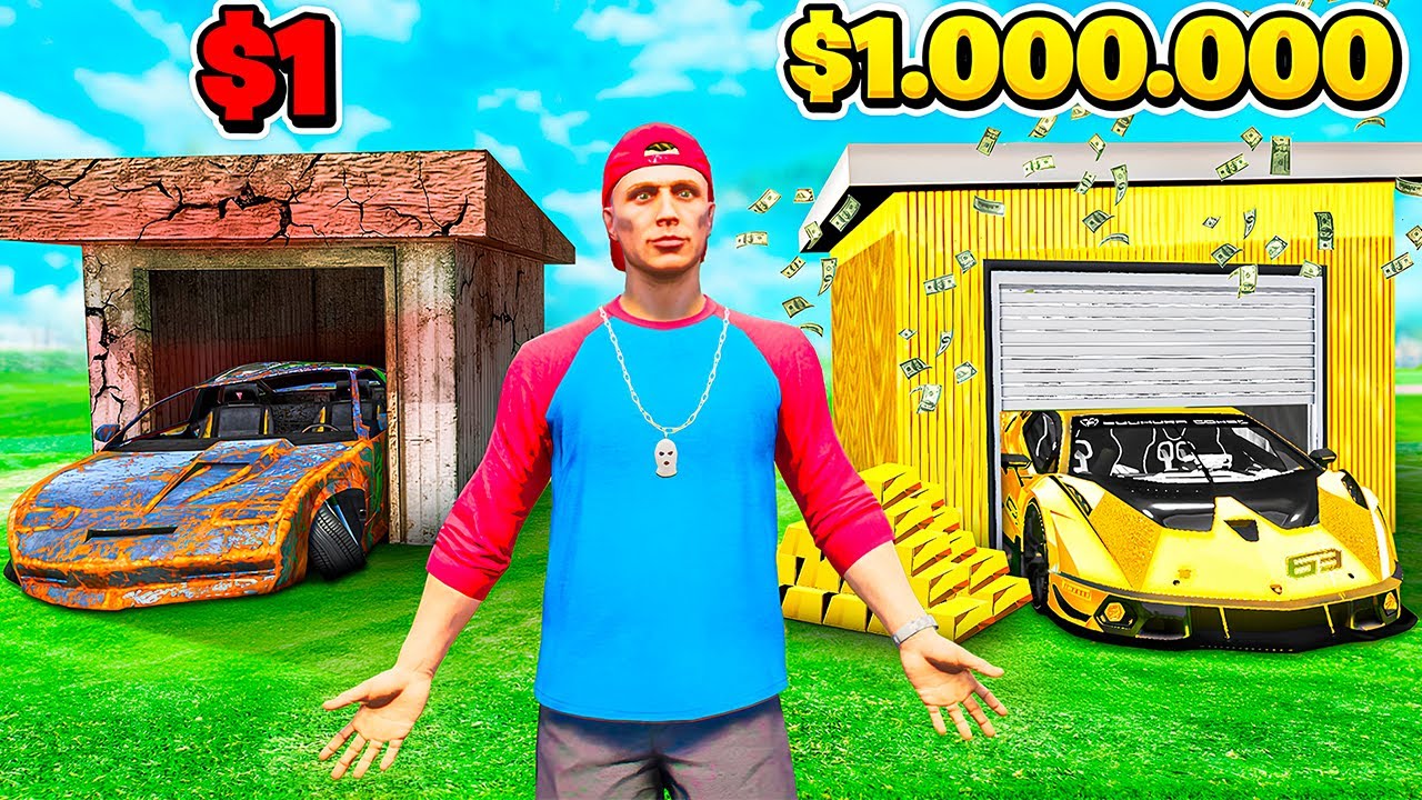 1$ zu 1.000.000$ GARAGEN ÖFFNEN in GTA 5!