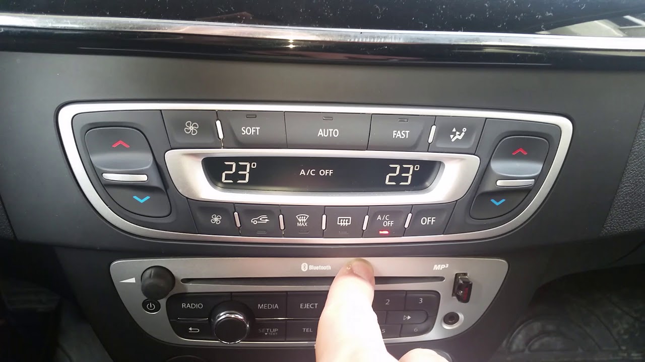 Renault Fluence/Megane 3 Digital Klima Paneli Nasıl Kullanılır.