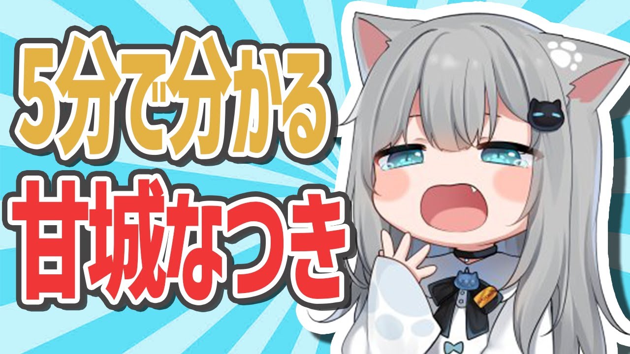 5分で分かるなちょ猫【Nachoneko/甘城なつき/切り抜き】