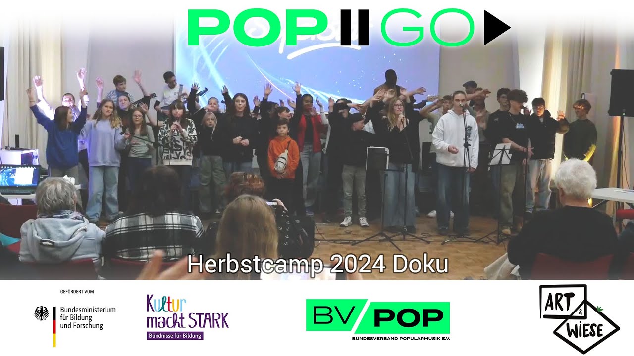 OpenStage Herbstcamp 2024 - POP TO GO Brandenburg