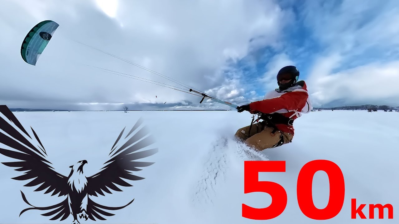 Japan Endurance Snowkite Race: Hurikamuy Horonobe Hokkaido [snowkite]