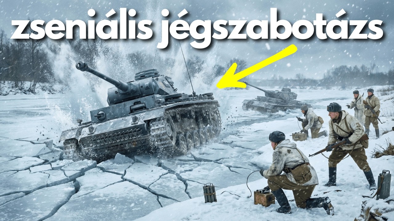 Hogyan nyelte el a fagyott folyó a Wehrmacht tankjait Moszkvánál?
