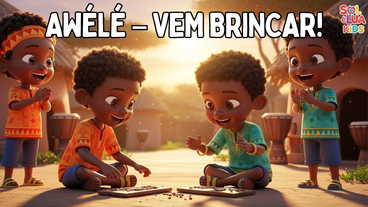 Vem Brincar de Awélé 🌍 Música Infantil sobre Cultura Africana