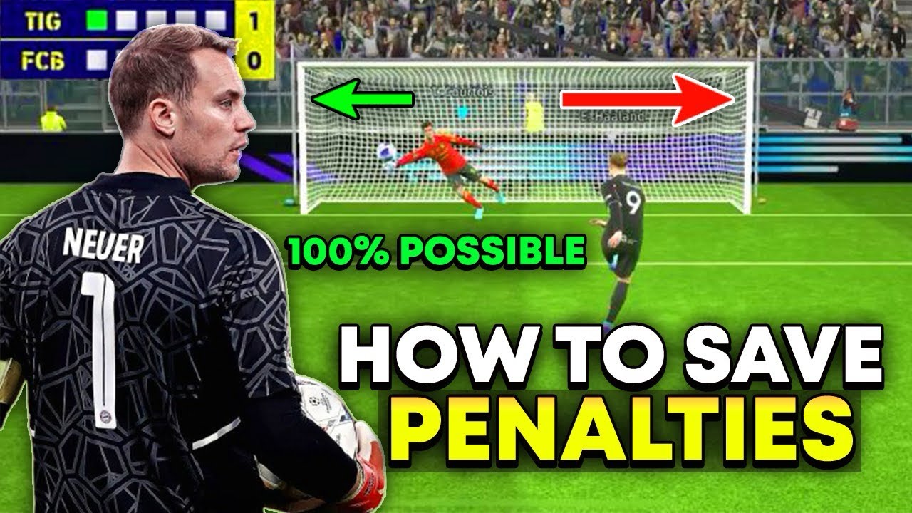 How To SAVE PENALTIES ( 100% WIN RATE ) 100% Predict The Right Spot in eFOOTBALL 24 Mobile