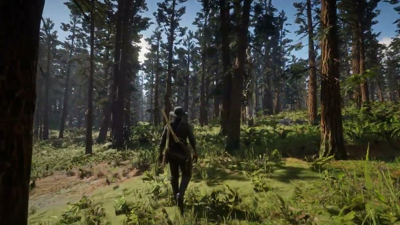 Red Dead Redemption 2 relaxing walk around gameplay 
