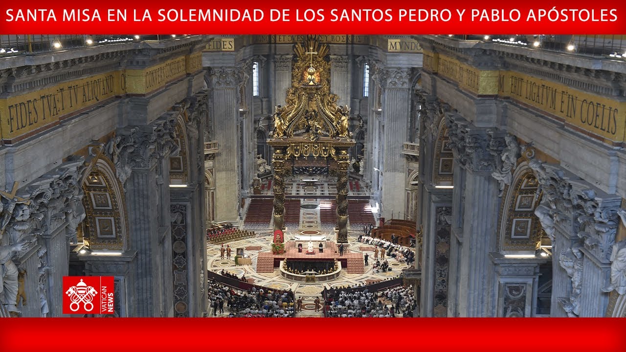 29 de junio de 2025, Santa Misa en la Solemnidad de los Santos Pedro y Pablo | Papa León XIV