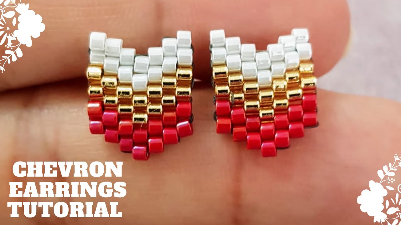Chevron Earrings DIY Tutorial