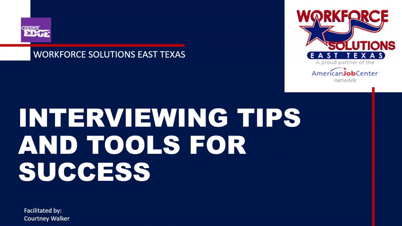 Job Seeker Webinar: The Interview Process