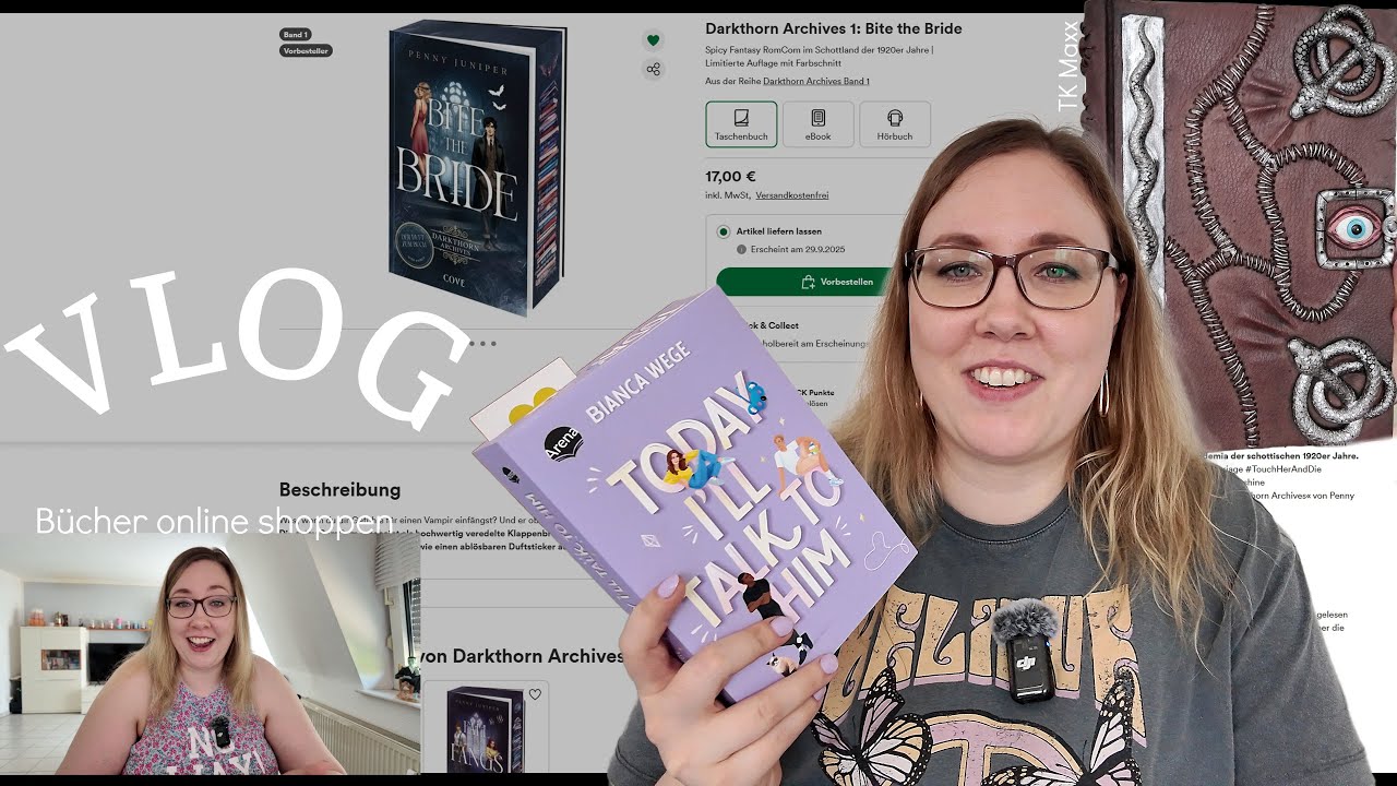 Herbstbücher online shoppen, CR, TK Maxx 🍂📚 VLOG