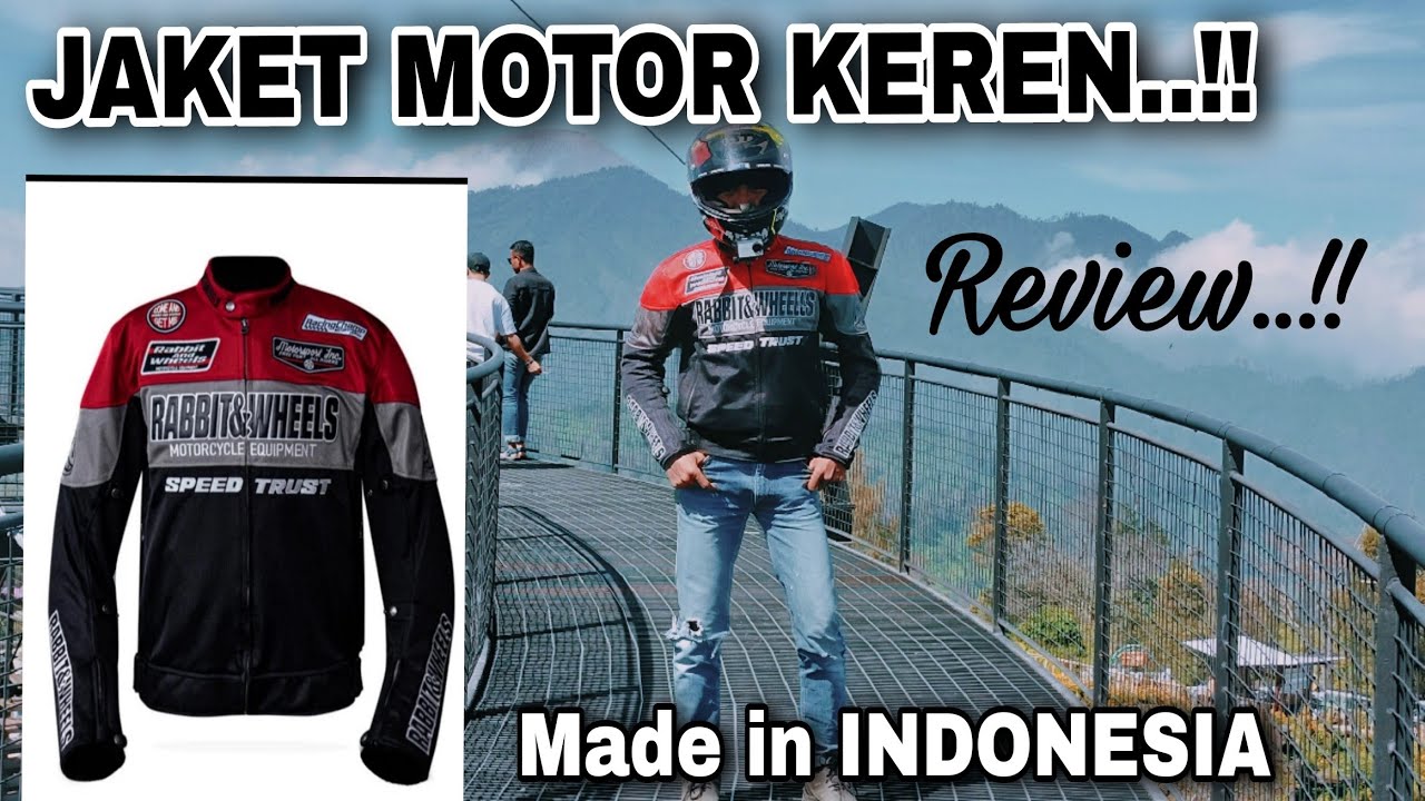 jaket RABBIT AND WHEELS || jaket motor keren
