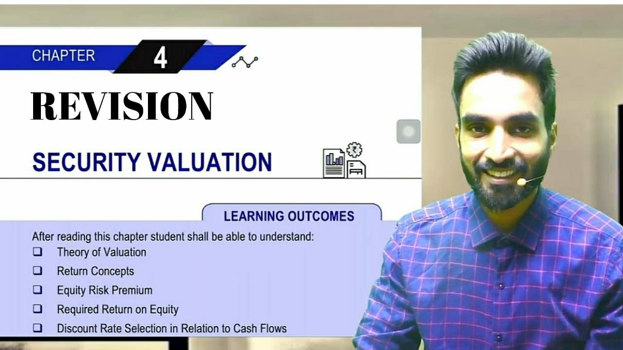 Security Valuation ca final | Security analysis ca final | Revision | pratik jagati