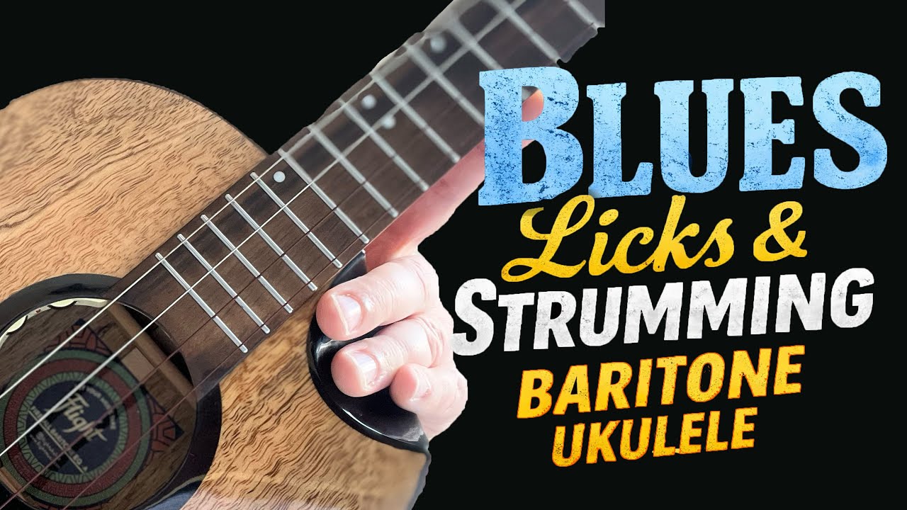 Блюз на баритоновой укулеле: сочетание риффов и игры боем для профессионального звучания.