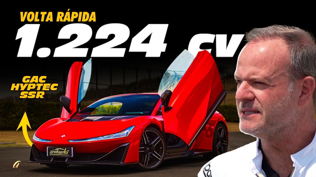 1.224 CV NA VOLTA RÁPIDA! Rubinho acelera o GAC Hyptec SSR, o carro mais potente da nossa história