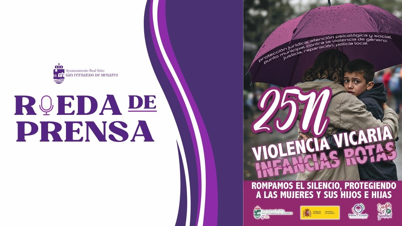 🔴RUEDA DE PRENSA: Presentación Jornadas 25N 2025 | San Fernando de Henares