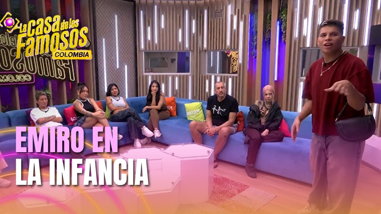 Emiro se ENORGULLECIÓ de su pasado mediante fotos | La casa de los famosos Colombia