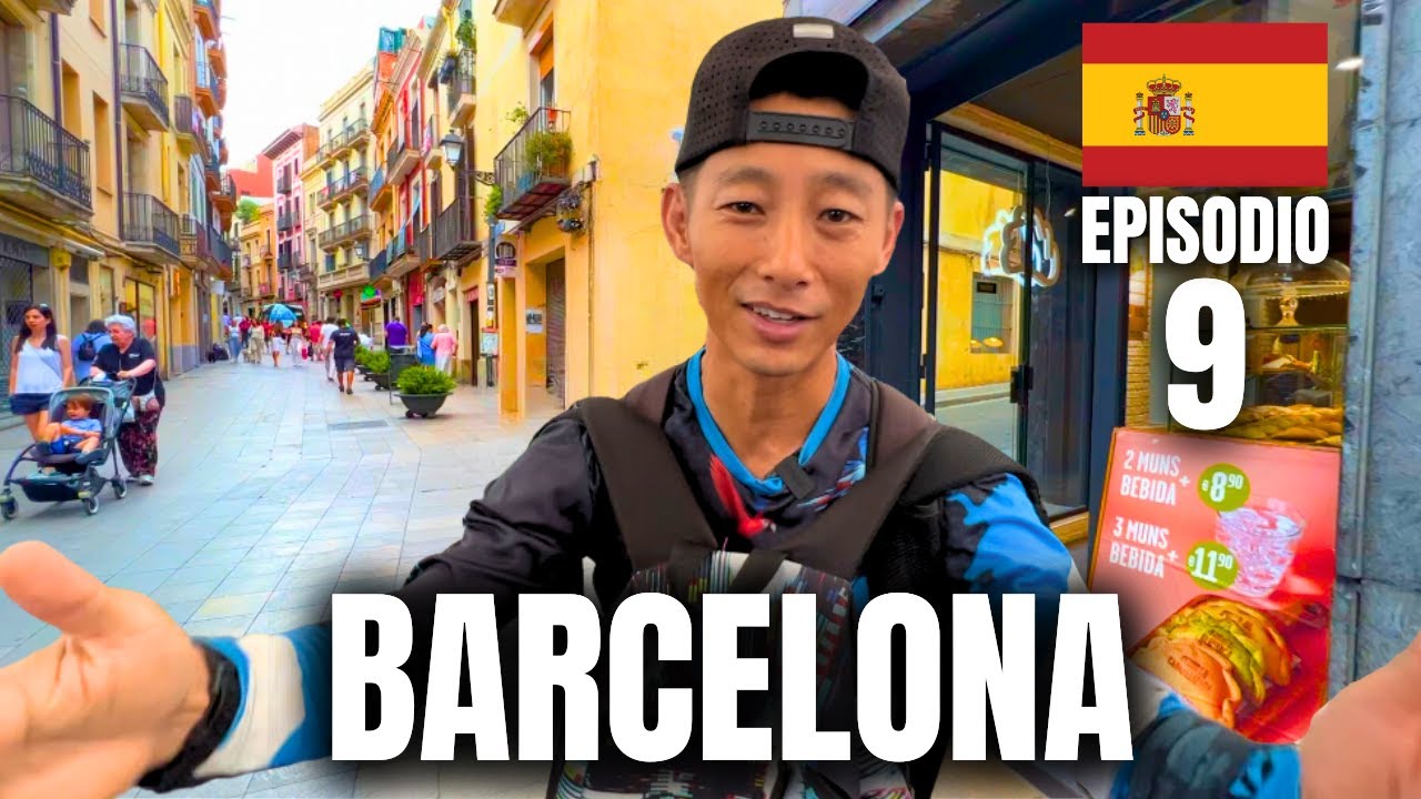 Llegué a Barcelona en tren bala (262 km/hora) 🇪🇸 Mis primeras impresiones
