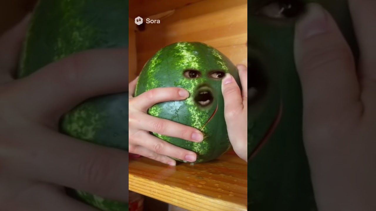 Angry Watermelon Fights Back: Ultra-Realistic Crushing Scene 🍉