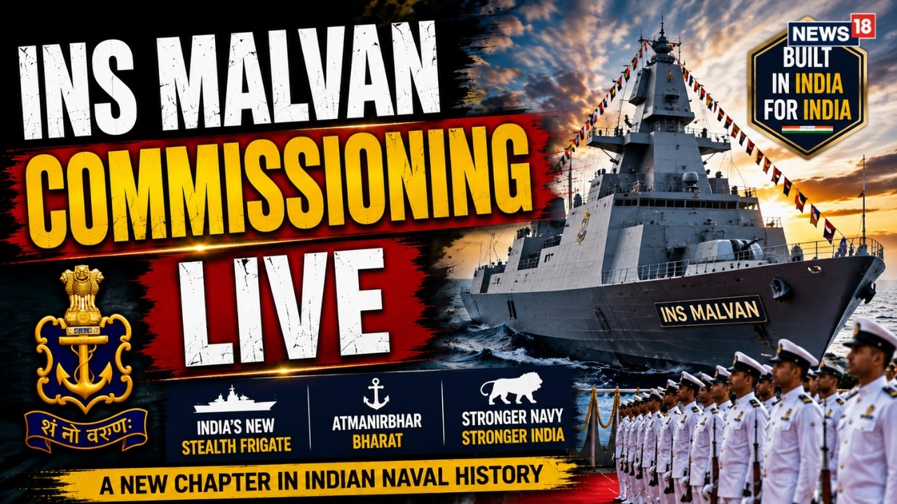 LIVE: INS Malvan Commissioning Ceremony | Indian Navy Welcomes New Warship| MALVAN JOINS THE NAVY