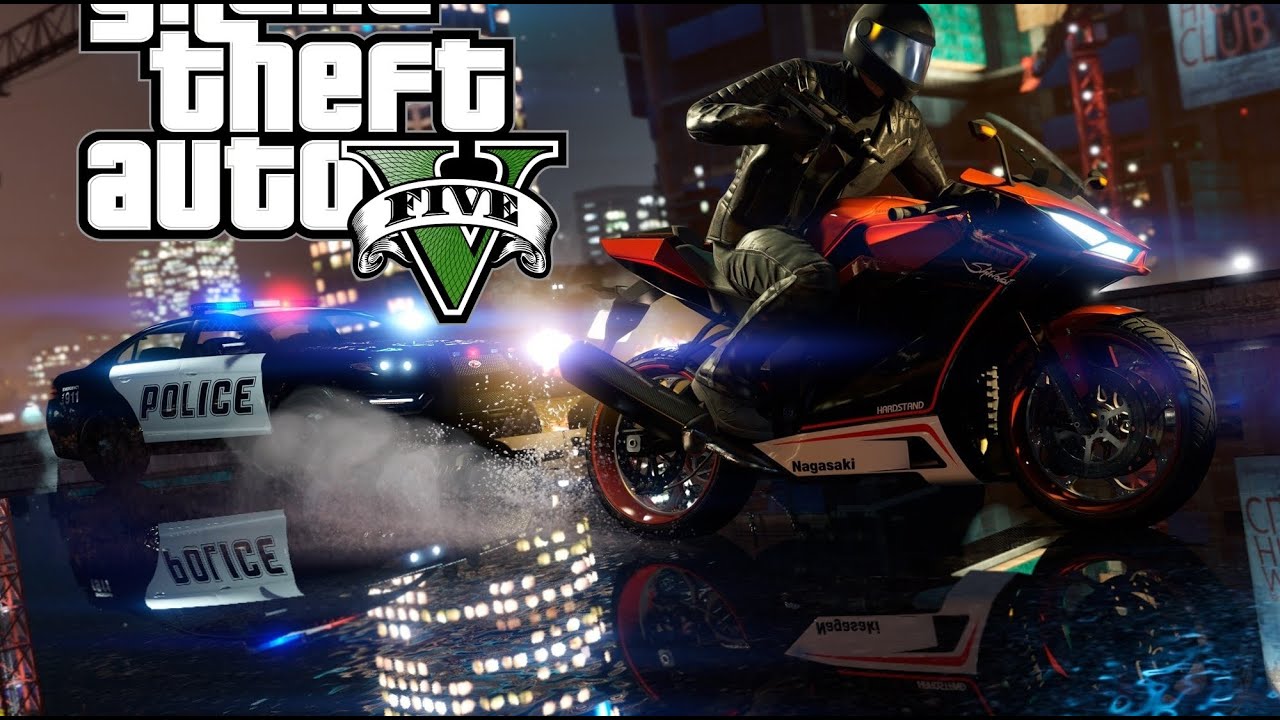 Playing GTA V  ENHANCED