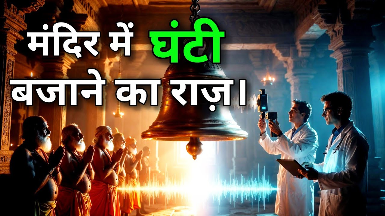 मंदिर की घंटी बजाने के पीछे का असली रहस्य 🔔 | क्या इसकी ध्वनि सच में चक्र जागृत करती है?