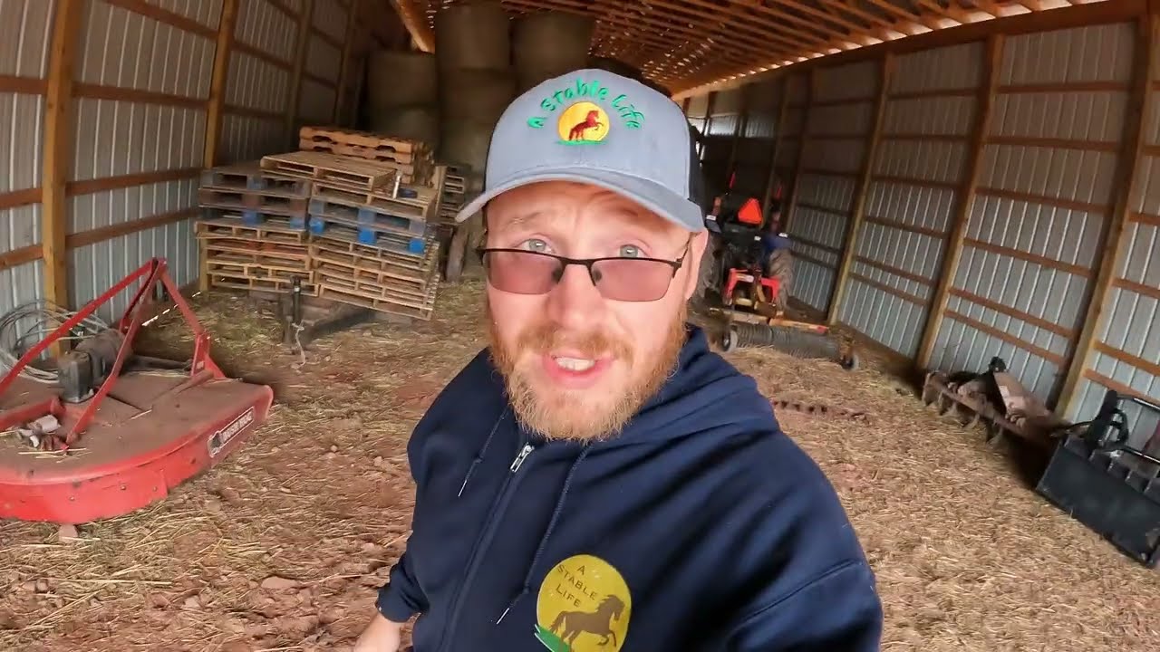 Свежее сено для табуна: чистка кормушек и регулярный уход за лошадьми.