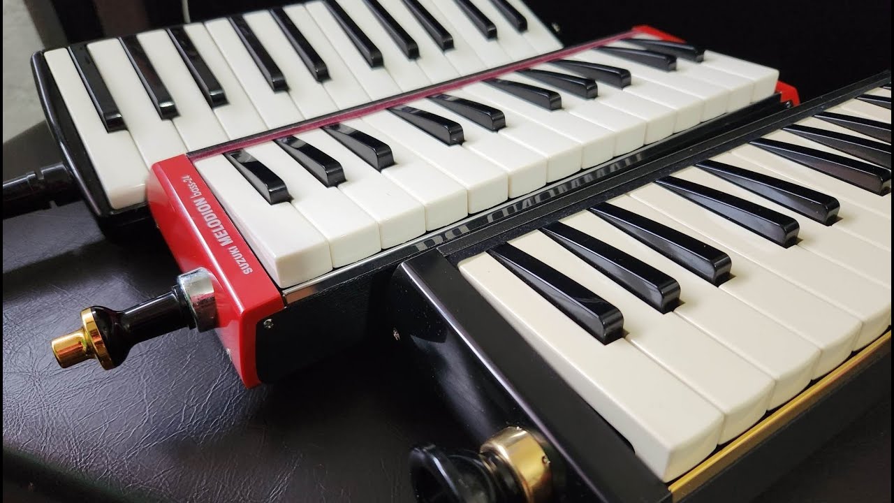 3 Bass melodicas comparison - Hohner Basso, Hammond 24-B, Suzuki B-24 - No comment