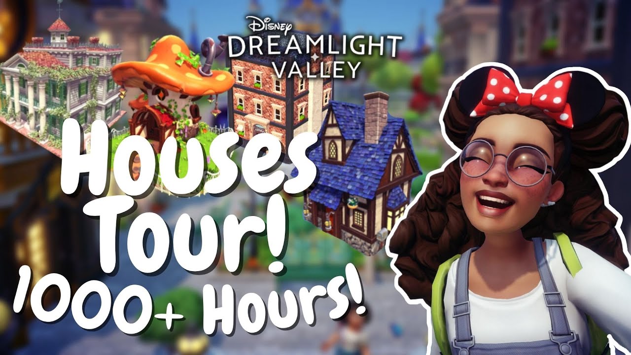 I Decorated EVERY Premium Shop House Inside AND Out! FULL TOUR! | Disney Dreamlight Valley