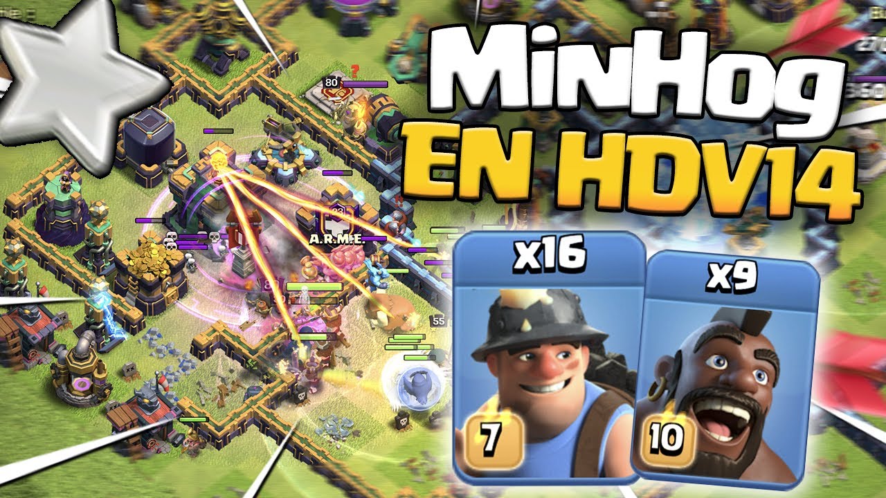 ON JOUE DU MINHOG EN HDV 14 ! Clash of Clans