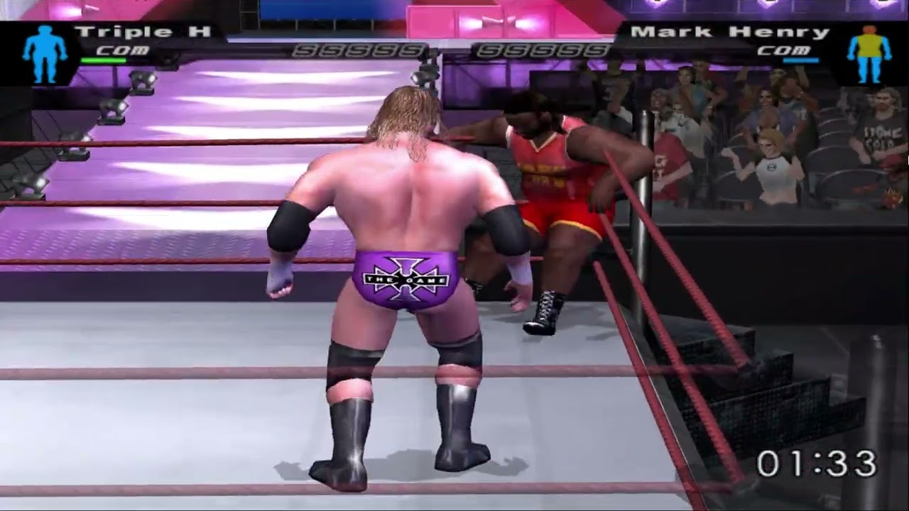 FULL Triple H VS Mark Henry | WWE SmackDown! HCtP #Nostalgia #PS2 #wwetiktok #wwe #smackdown