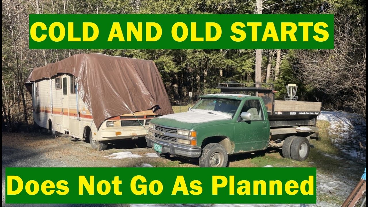 Extreme Cold Starts Of Old Vehicles!