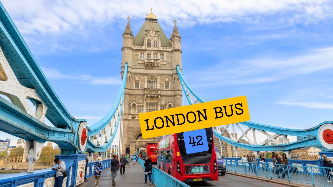 LONDON BUS ROUTE 42 | Upper Deck View 4K HDR