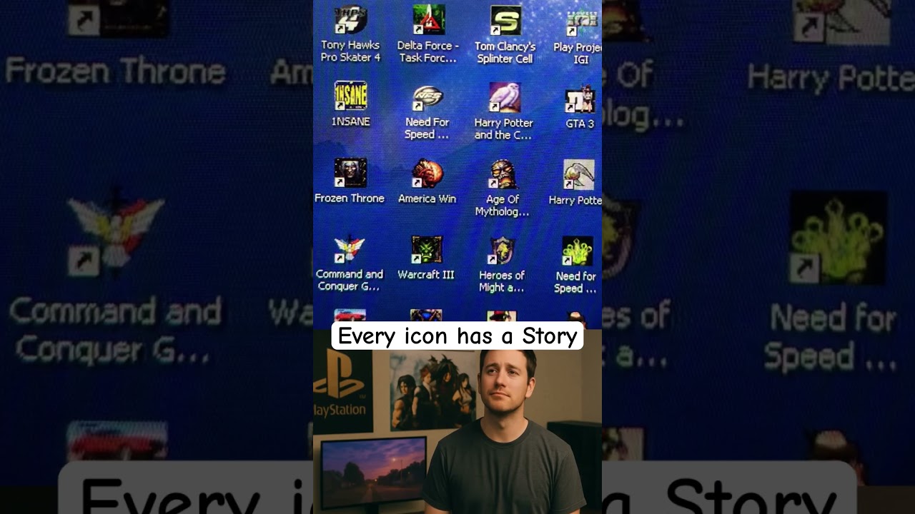 Every icon has a Story! #retrogaming #throwback #shorts #classicgame #gamesetup #2000s